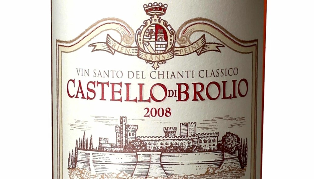 GODT KJØP: Barone Ricasoli Castello di Brolio Vin Santo del Chianti Classico 2008.
