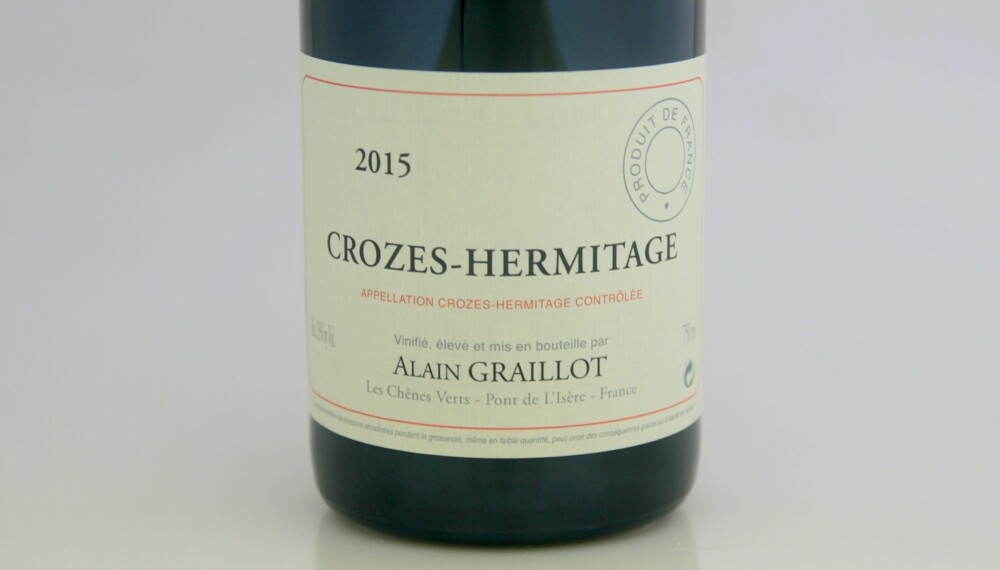 LAMMEVIN: Graillot Crozes-Hermitage 2015.