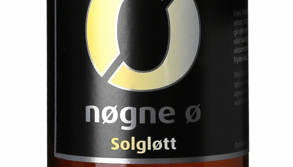 GODT ØL: Nøgne Ø Solgløtt White IPA.