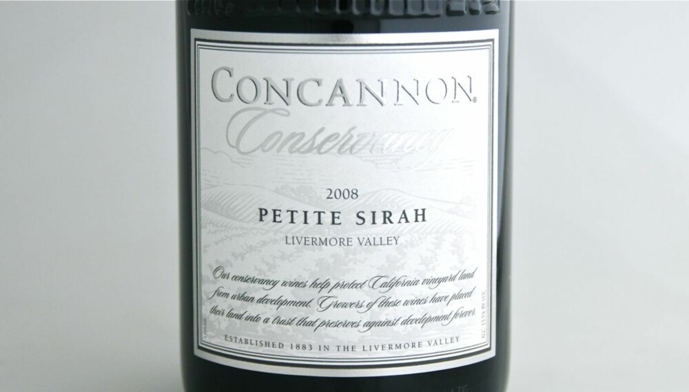 TEST AV GRILLVINER: Concannon Conservancy Petite Sirah 2008 kom på femteplass i testen.