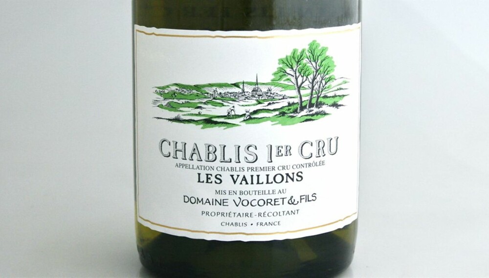 TEST AV CHABLIS: Vocoret Chablis 1er Cru Vaillons 2008 kom ut på topp i testen.