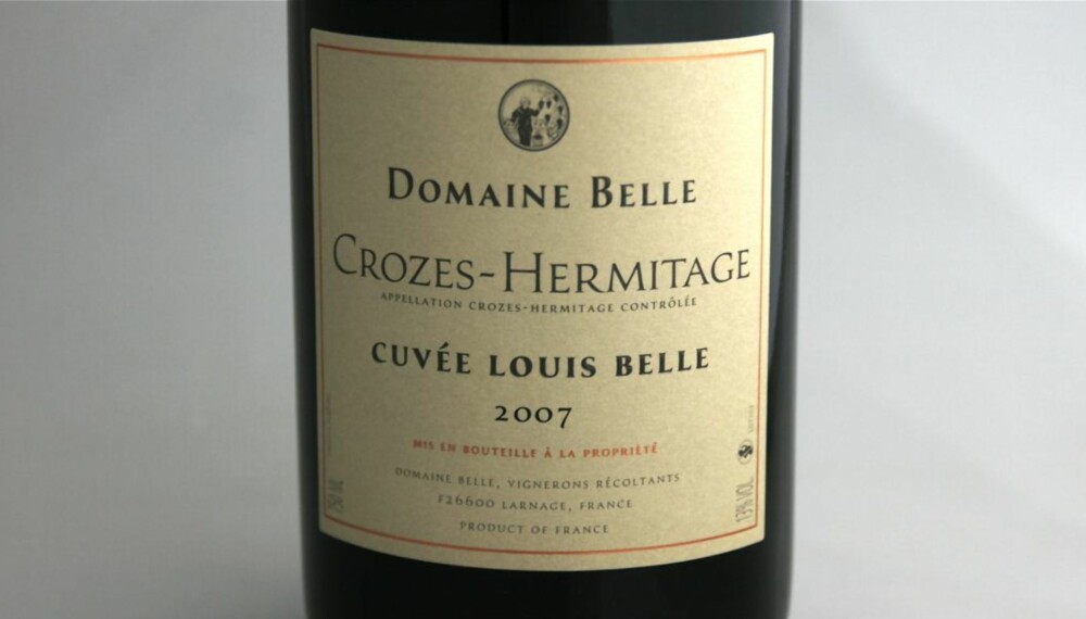 TEST AV CROZES-HERMITAGE: Cuvée Louis Belle kom på andreplass i testen.
