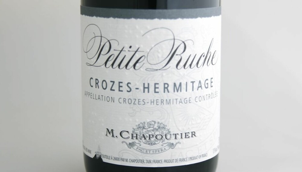 TEST AV CROZES-HERMITAGE: La Petite Ruche kom på delt tredjeplass i testen. TEST AV CROZES-HERMITAGE: La Petite Ruche kom på delt tredjeplass i testen.