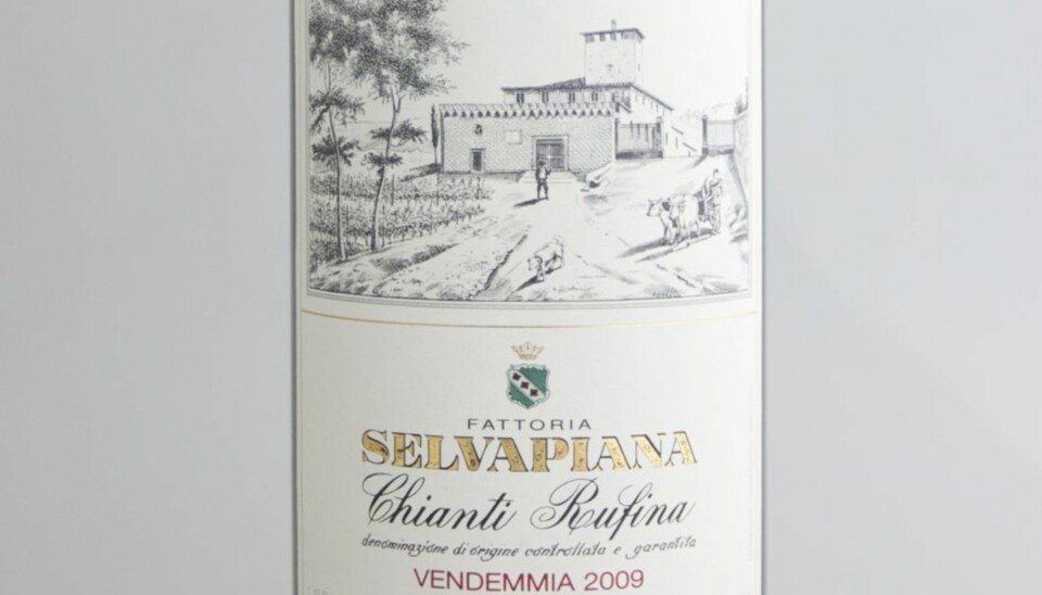 TEST AV CHIANTI: Selvapiana Chianti Rufina 2009 kom på delt fjerdeplass i testen.