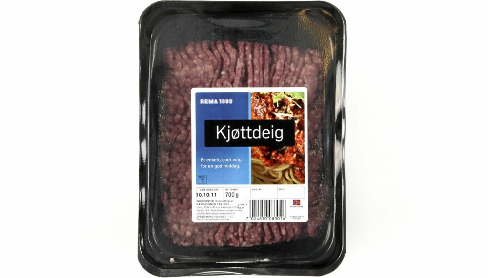 TESTET: DinKost.no har testet næringsinnholdet i kjøttdeig. TESTET: DinKost.no har testet næringsinnholdet i kjøttdeig.