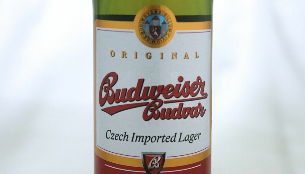 GODT ØL: Budweiser Budvar.