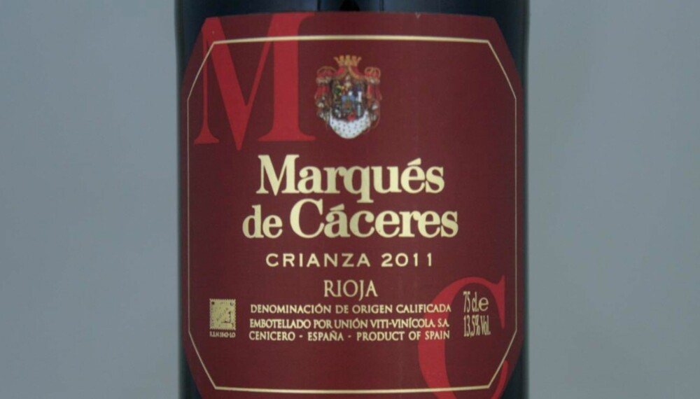 POPULÆR: Marqués de Cáceres Crianza 2011.
