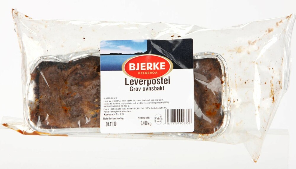 Test av leverpostei Test av leverpostei