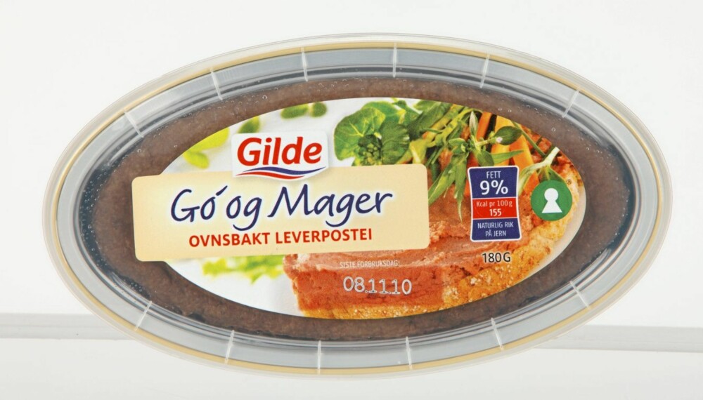 Test av leverpostei Test av leverpostei