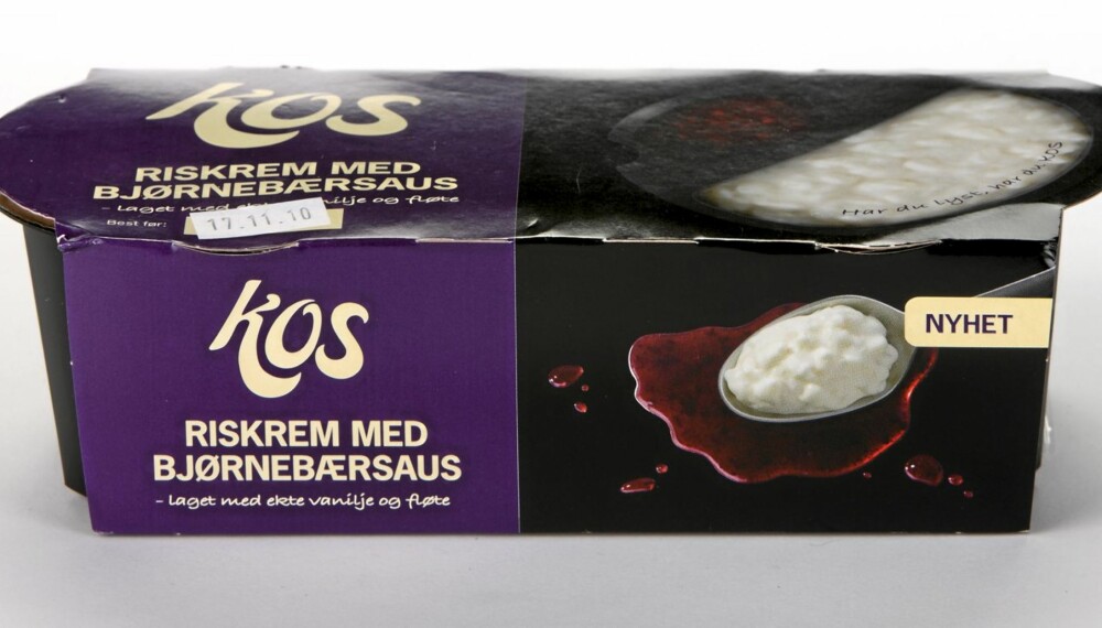 BEGERLUNSJ: DinKost.no har testet næringsinnhold og smak for riskrem, rislunsj og yoghurt.