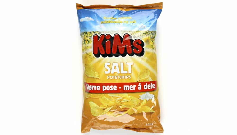 TEST: DinKost.no har vurdert næringsinnholdet i 69 typer salte snacks av potet, mais og ris.