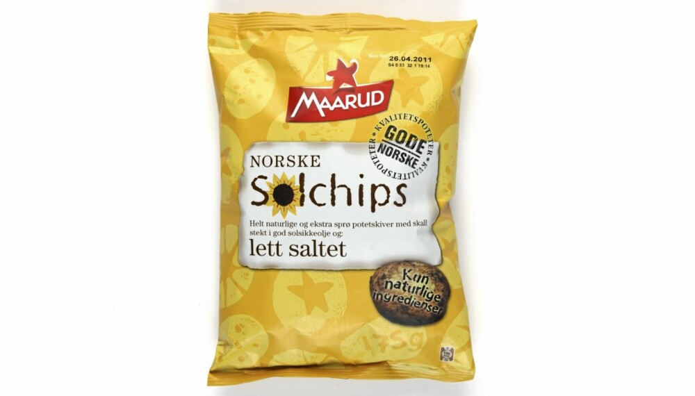TEST: DinKost.no har vurdert næringsinnholdet i 69 typer salte snacks av potet, mais og ris. TEST: DinKost.no har vurdert næringsinnholdet i 69 typer salte snacks av potet, mais og ris.