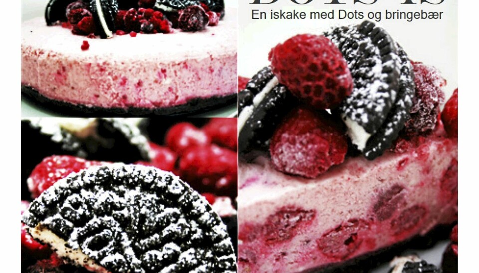 Dots-is
Iskake med Dots og bringebær
Astrid Skomedal