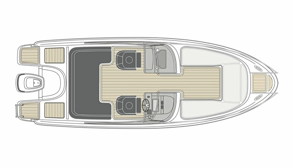 NYTT: Bowrideren Ibiza 22 BR blir først ut i en serie nye båter fra verftet.