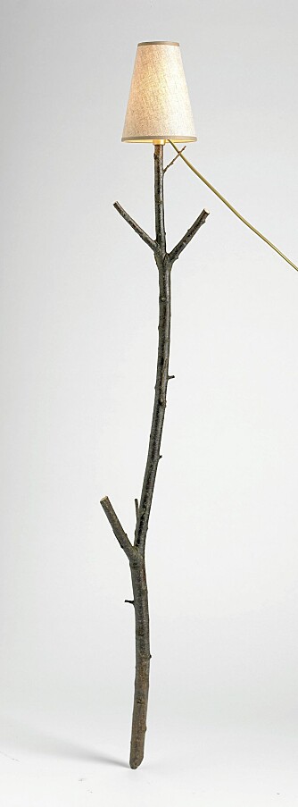 FRA SKOG TIL STUE: Denne Lampen fra Kvist er en typisk representant for den tiltagende naturtrenden.
