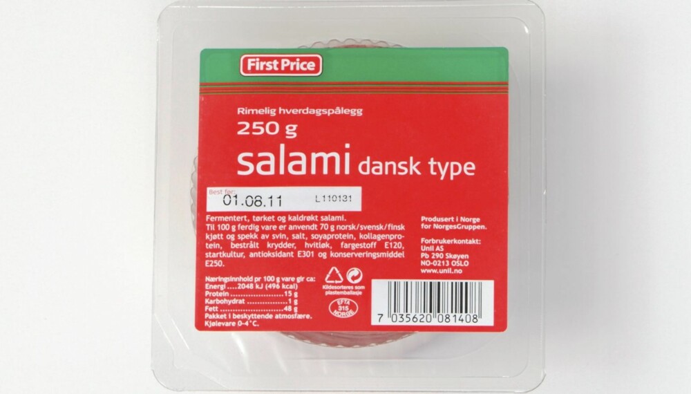 SALAMITEST: Ernæringsfysiolog Gunn Helene Arsky har vurdert og sammenlignet næringsinnholdet i 36 typer salami på oppdrag for DinKost.no. SALAMITEST: Ernæringsfysiolog Gunn Helene Arsky har vurdert og sammenlignet næringsinnholdet i 36 typer salami på oppdrag for DinKost.no.