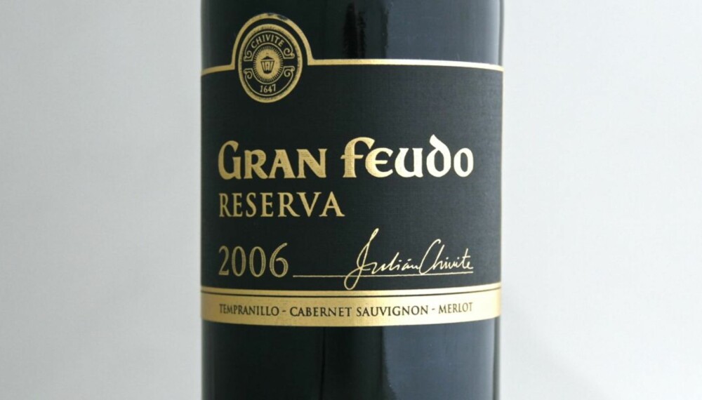TEST AV SPANSKE RØDVINER: Gran Feudo Reserva 2006 kom på delt fjerdeplass i testen.