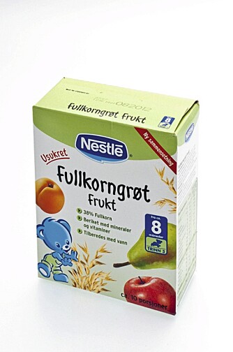 FRA 8 MÅNEDER: Nestlé Fullkorngrøt frukt