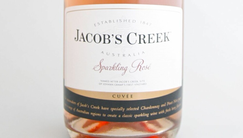 ROSA MUSSERENDE: Jacob's Creek Sparkling Rosé kom på femteplass i testen.