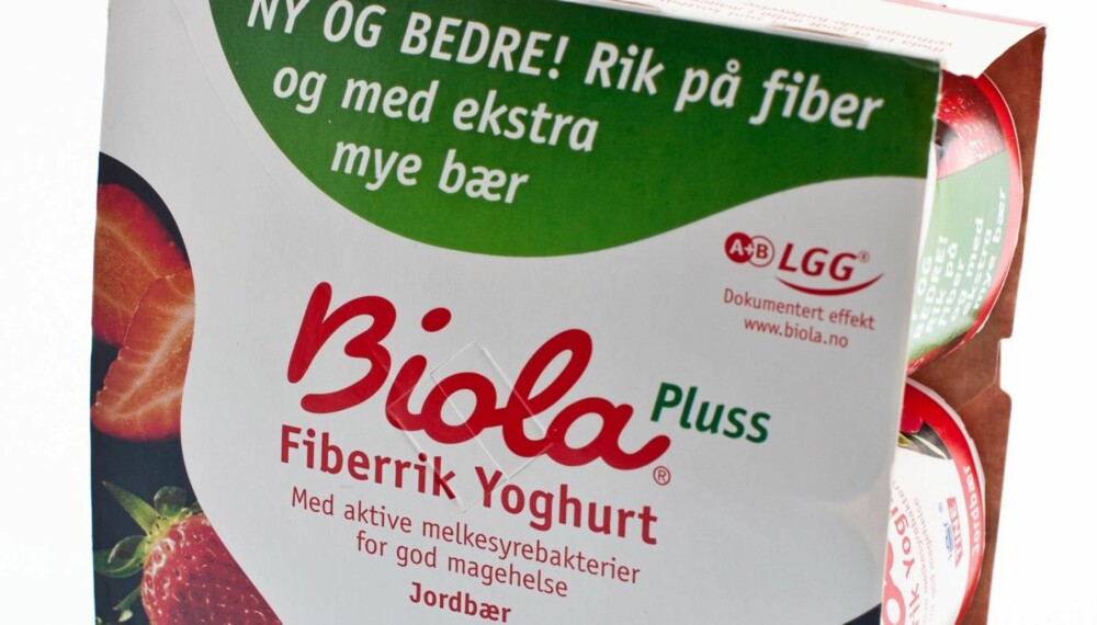 BEST YOGHURT FOR BARN: Biola fiberrik yoghurt er sunnere enn alle de typiske barneyoghurtene.