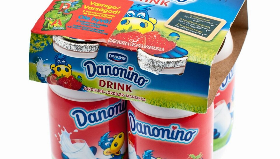 TØRSTESLUKKER: Drikkeyoghurten fra Danonino kan ikke kalles sunn. Men den er sunnere enn brus.