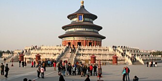 HELLIG: Himmelens Tempel ble bygget i år 1420 og er Kinas største helligdom i Ming- og Qing-dynastiet.