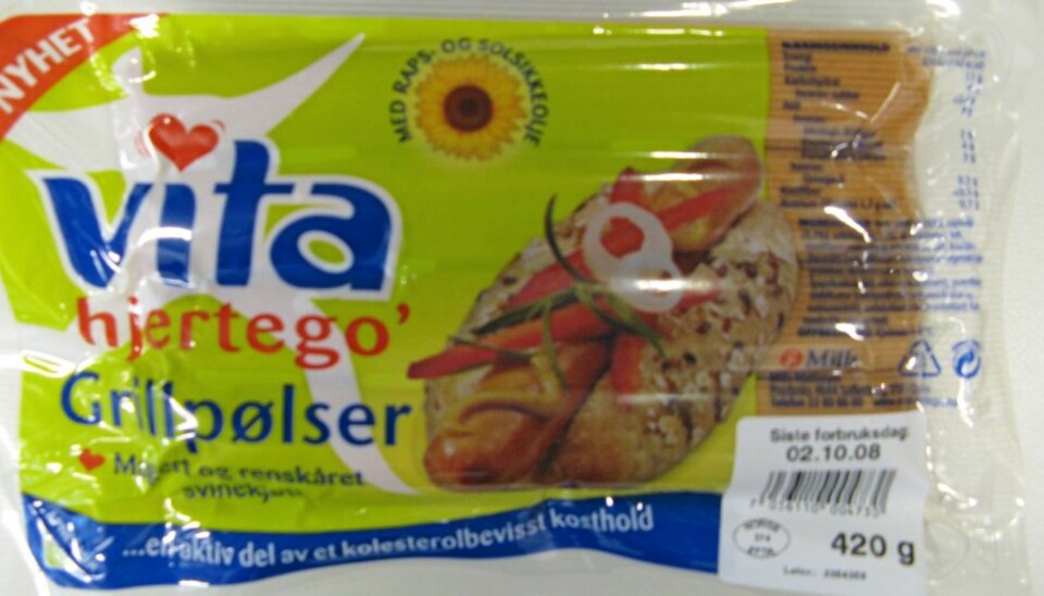 Vita Hjertego grillpølse