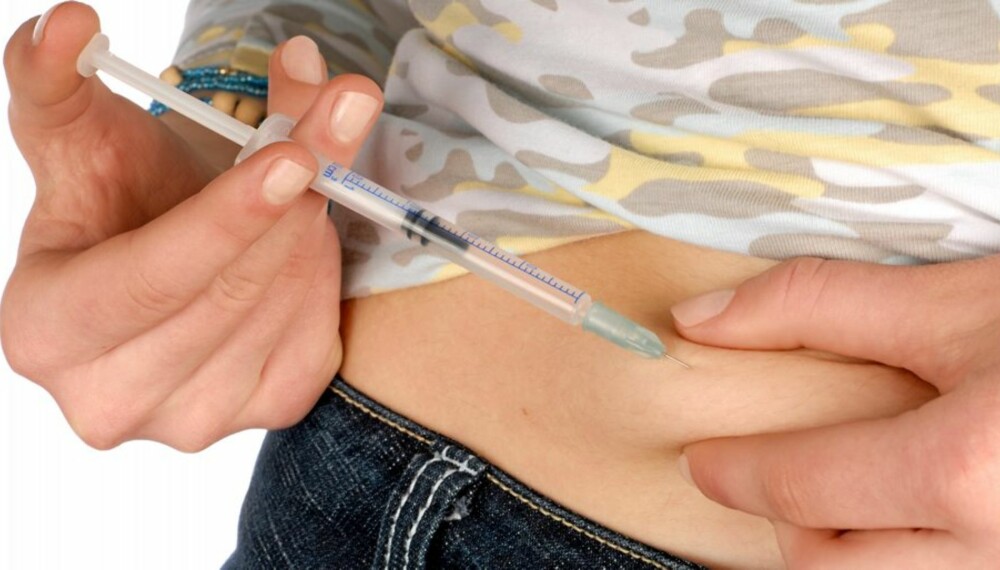 DIABETES: Daglige injeksjoner av insulin er nødvendig ved diabetes type 1, og ofte også ved diabetes type 2.