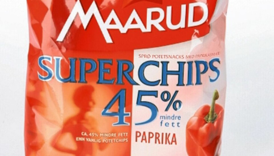 BEST PÅ SMAK: Men Maarud Superchips inneholder flere kalorier enn posen gir inntrykk av.