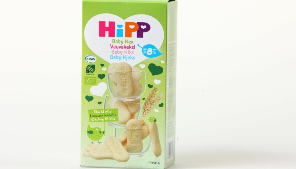 BARNEKJEKS: Hipp Babykjeks.