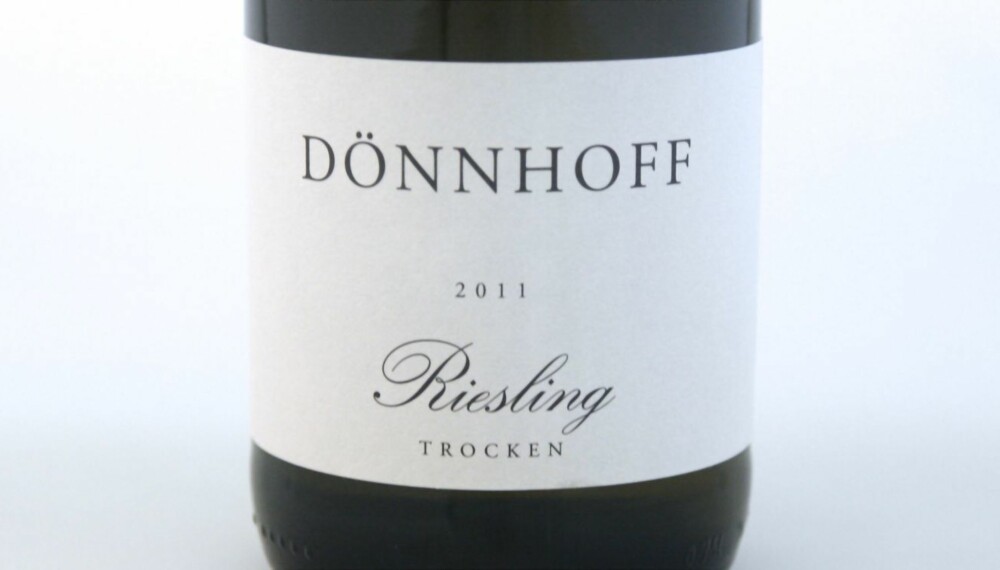 VIN TIL ASIATISK MAT: Dönnhoff Riesling Trocken 2011.