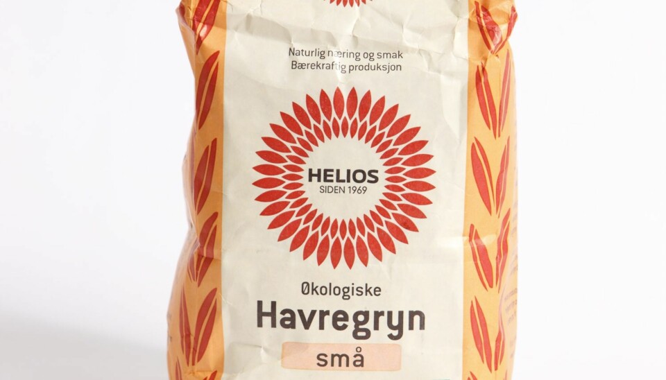 KARAKTER 5: Helios økologiske havregryn.