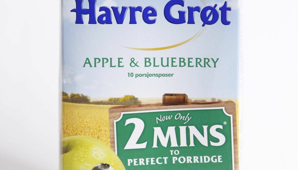 KARAKTER 2: Quaker Havregrøt Apple & Blueberry KARAKTER 2: Quaker Havregrøt Apple & Blueberry