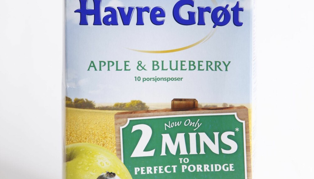 KARAKTER 2: Quaker Havregrøt Apple & Blueberry