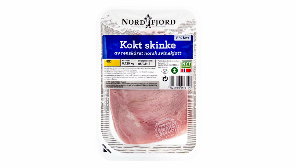 TEST AV KJØTTPÅLEGG: Nordfjord kokt skinke