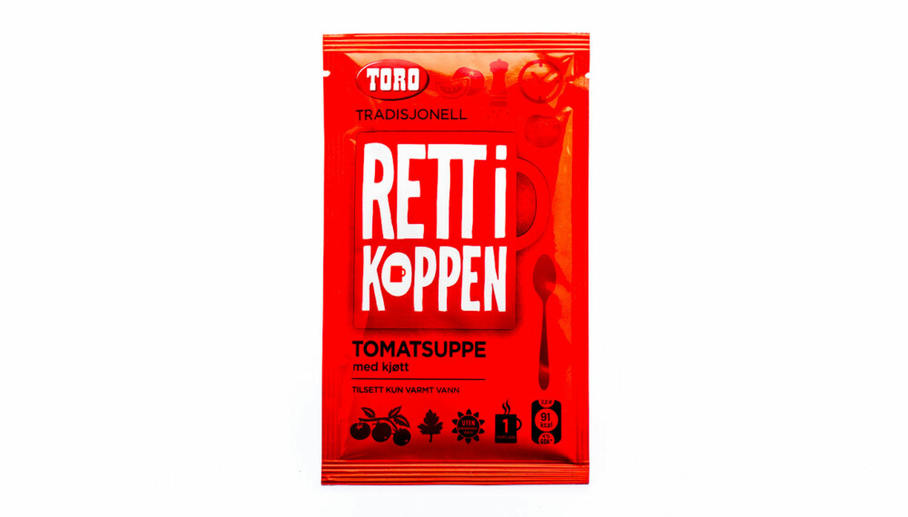 TEST: Rett i koppen tradisjonell tomatsuppe TEST: Rett i koppen tradisjonell tomatsuppe