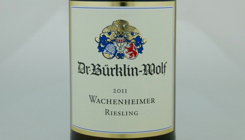 PASSER TIL RIBBE: Dr. Bürklin-Wolf Wachenheimer Riesling 2011.