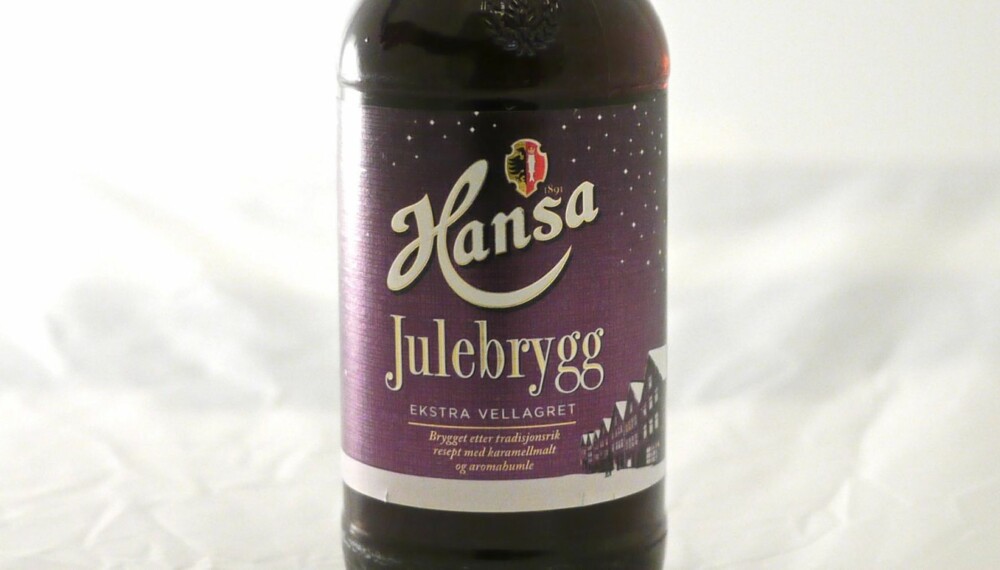 BEST I BUTIKK: Hansa Ekstra Vellagret Julebrygg.