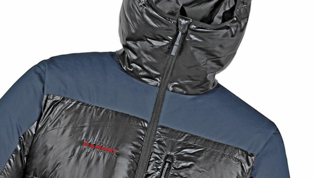GOD ALLROUNDER: Dunjakken fra Mammut er en god allrounder, men enkelte områder på armene, spesielt rundt albuen kan bli litt tynne. GOD ALLROUNDER: Dunjakken fra Mammut er en god allrounder, men enkelte områder på armene, spesielt rundt albuen kan bli litt tynne.