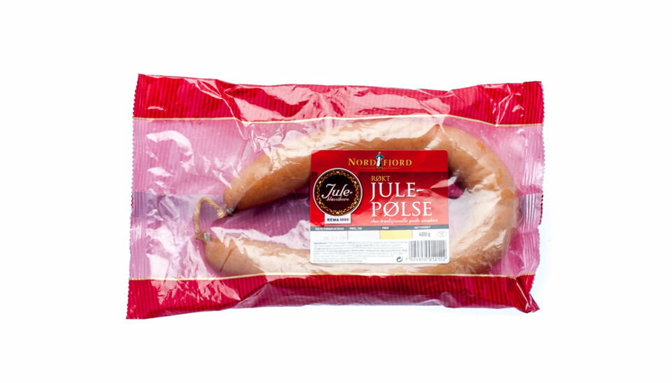 TEST AV JULEPØLSE: Nordfjord røkt julepølse
