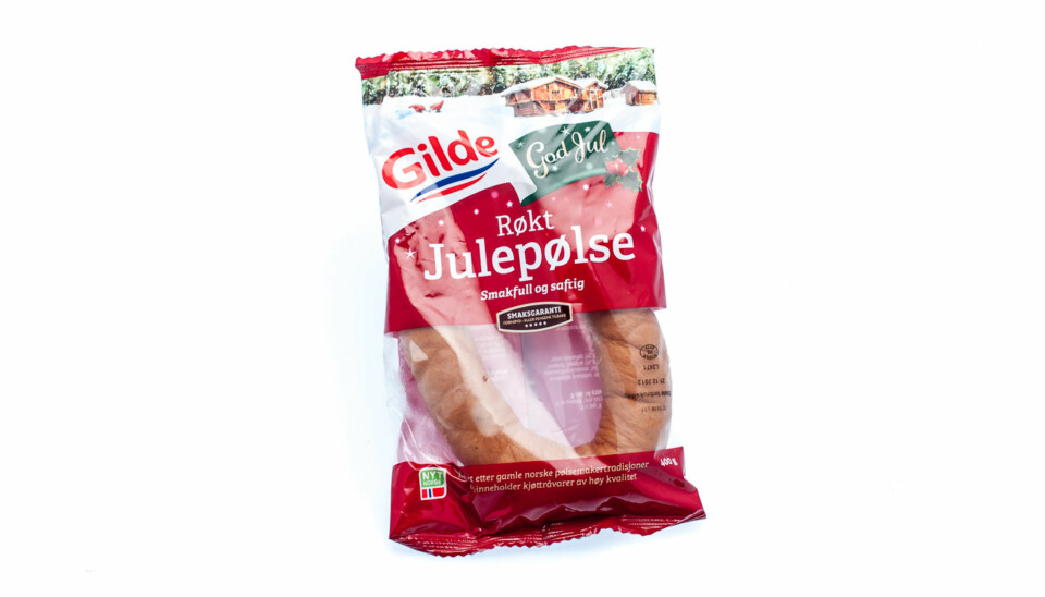 TEST AV JULEPØLSE: Gilde røkt julepølse