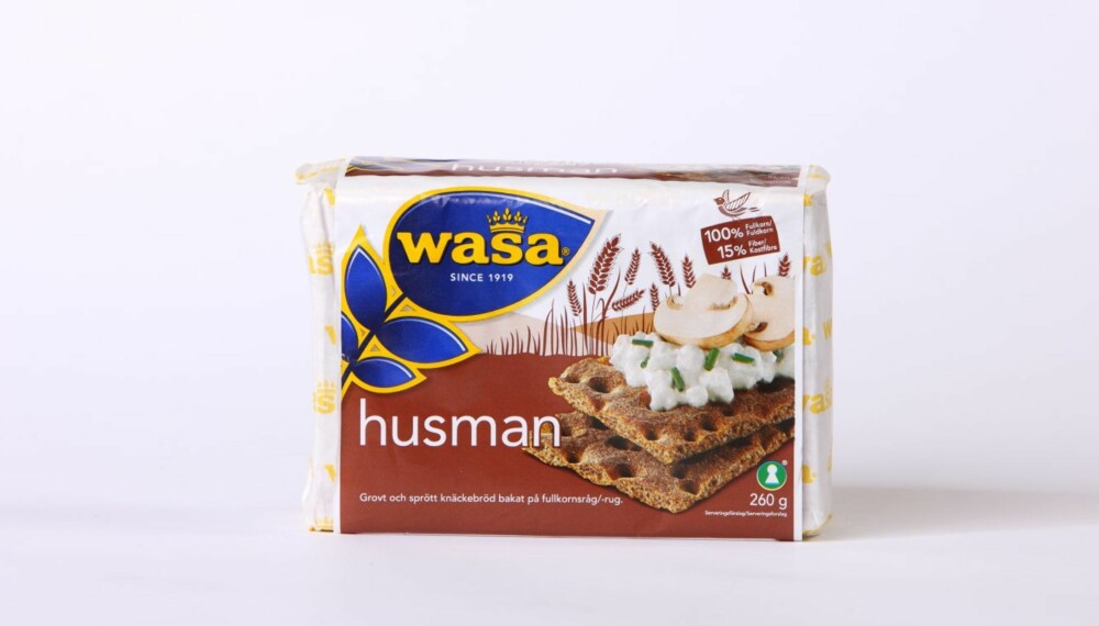 TEST AV KNEKKEBRØD: Wasa - Husmann.