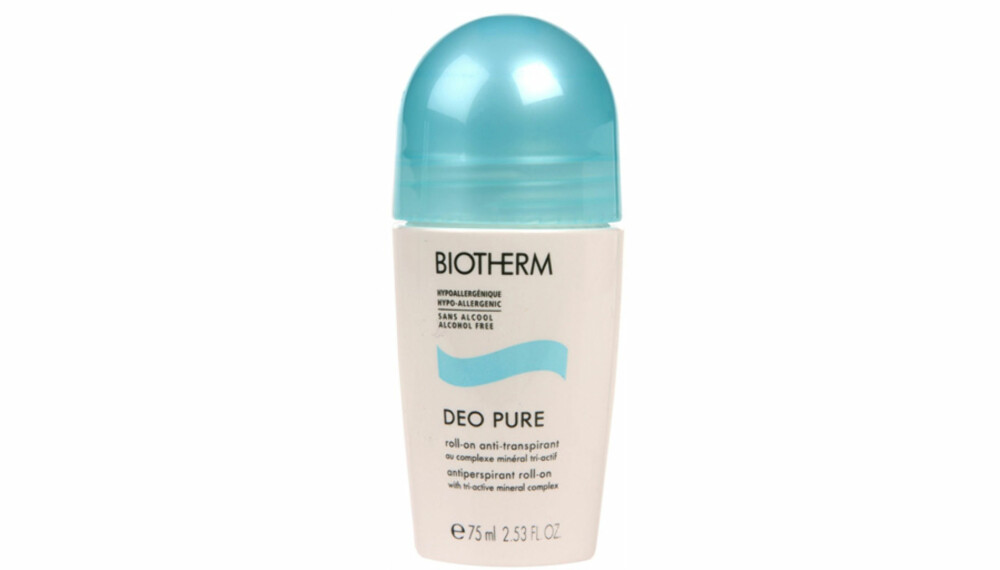 TEST:Biotherm Deo Pure Roll-On Antiperspirant. TEST:Biotherm Deo Pure Roll-On Antiperspirant.