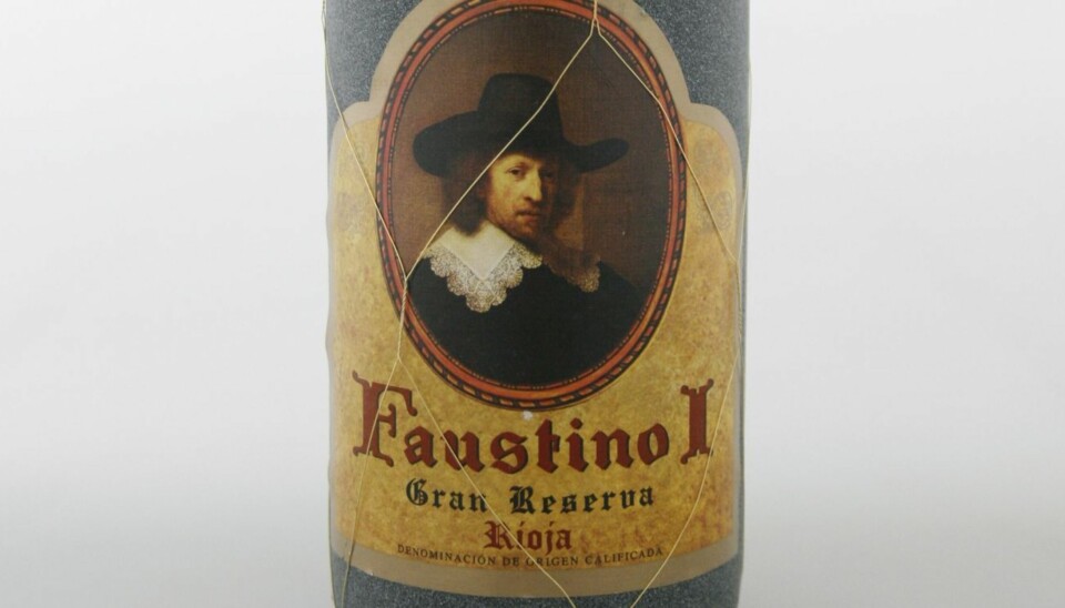 TEST AV RIOJA: Faustino I Gran Reserva 2000 kom på tredjeplass.