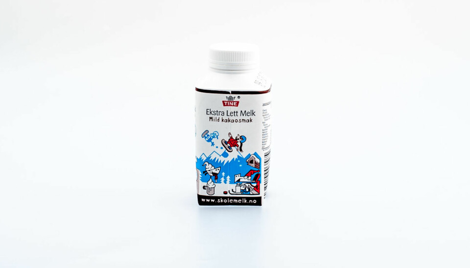TEST AV SJOKOLADEMELK: Tine Ekstra lett mild kakaosmak.