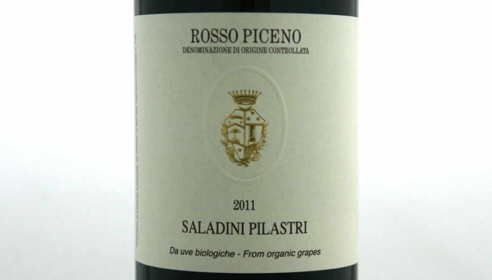 10 PÅ TOPP: Saladini Pilastri Rosso Piceno 2011 kom på delt andreplass.