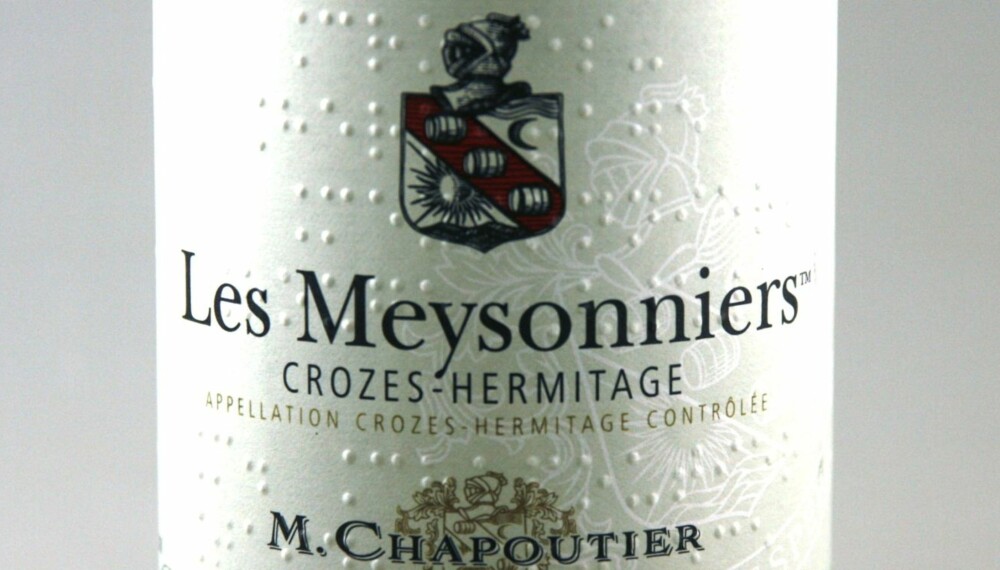 TEST AV CROZES-HERMITAGE: Chapoutier Crozes-Hermitage les Meysonniers 2010 kom på andreplass.