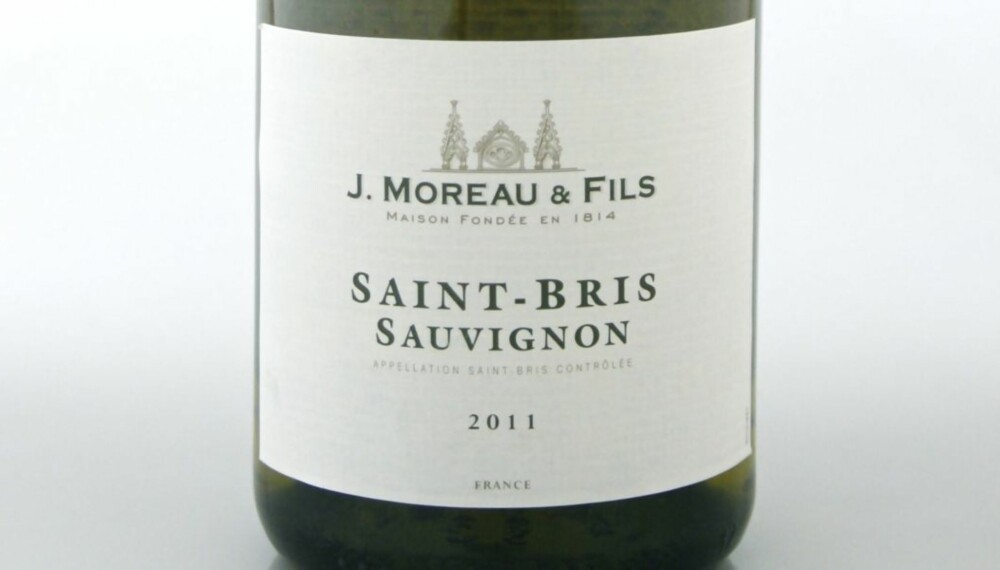FRISK: J. Moreau Saint-Bris Sauvignon 2011 kom på delt førsteplass.