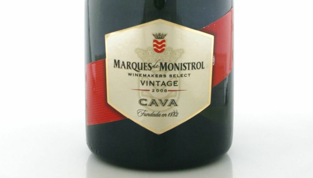 TEST AV CAVA: Marquès de Monistrol Vintage 2008 kom på førsteplass.