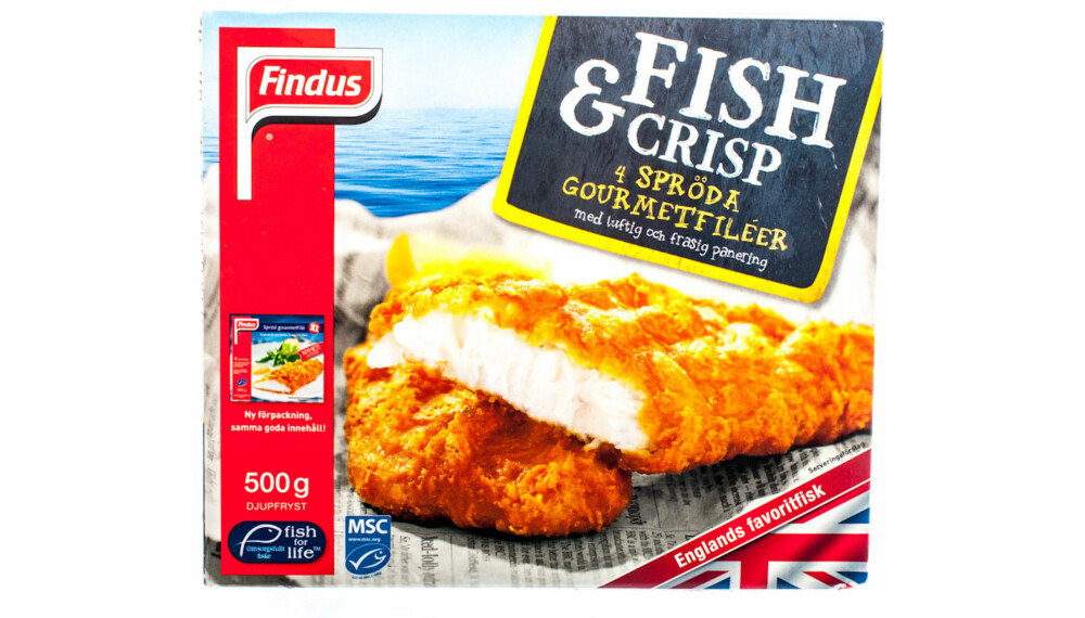 TEST AV FISKEPINNER: Findus fish & crisp